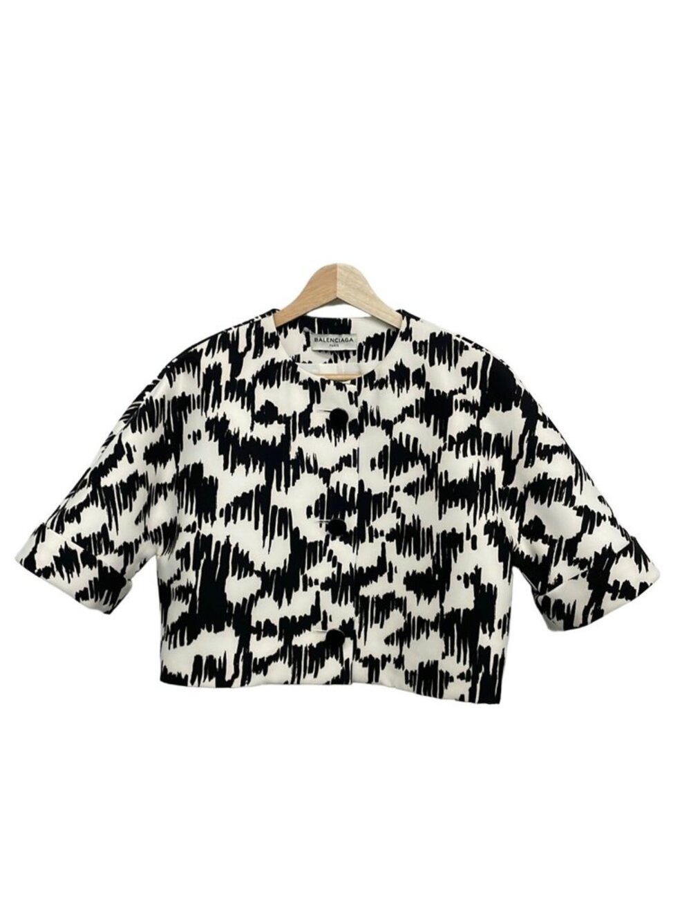 Balenciaga Jacket S Ivory Black